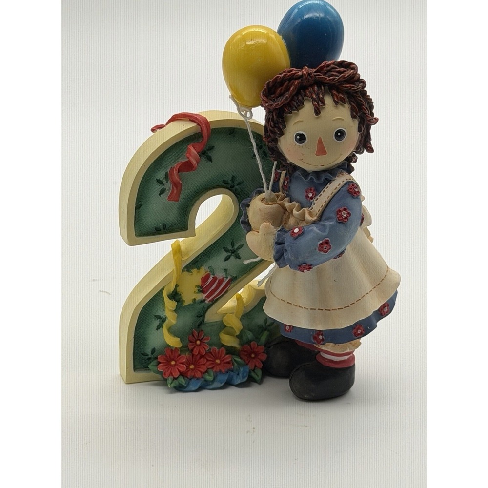 Enesco Raggedy Ann So Much To Do When Youre Two Birthday Figurine 1994